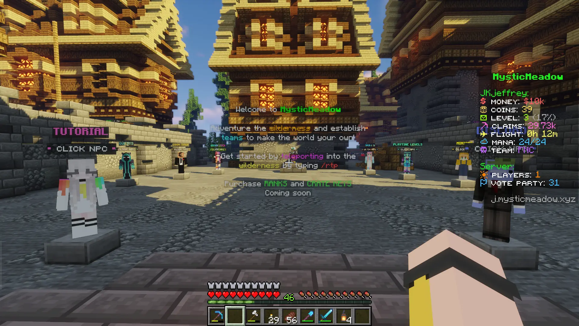 This is the Server spawn!